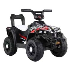 TOYUN TOYUN - Moto Eléctrica  A Bateria Cuatro Ruedas Para Niños Blanca