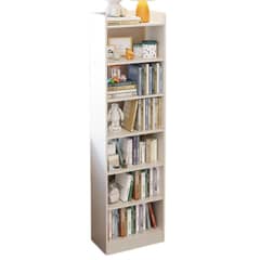 DETODOYMAS - Librero 6 alturas 180x42x22cm Chic Home - Blanco