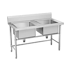 VA COMPANY & SUPPLY - Lavafondos 2 Tazas Sin Secador 120x70x80 cm