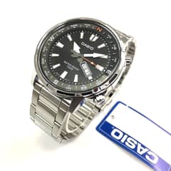 CASIO - RELOJ MTPD130D-1A4 HOMBRE METAL COMPAS ANALOGO