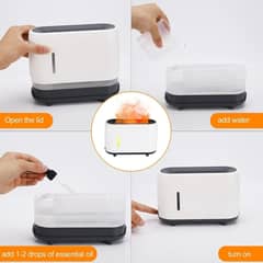 GENERICO - Humidificador Aire 240ml Control Remoto Led Color Difusor
