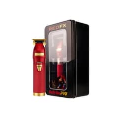 BABYLISS PRO - Cortadora de Pelo Babylisspro Red Fx Trimmer Desvelladora Roja Barba