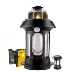 GENERICO - Linterna Solar Vintage Recargable Usb Portatil Led
