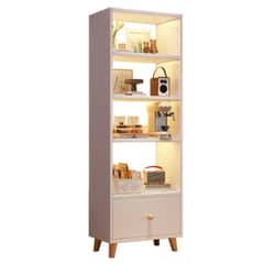 DETODOYMAS - Estante Librero 30x50x180cm Blanco Chic Home - Blanco