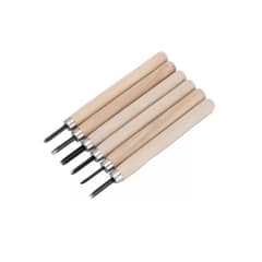 GENERICO - Kit De Cinceles Para Tallar Madera Cuchillos Tallar 6 Pcs