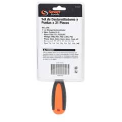 SMART TOOLS - Destornillador Puntas Intercambiables 31 Piezas