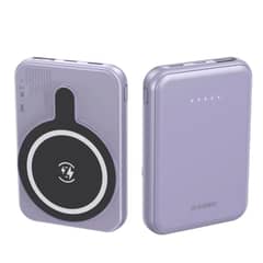 KBOD - Batería Power Bank Inalámbrica 5000 mAh Con Magsafe PW09 Lila