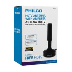 PHILCO - Antena HTDV Alta Ganancia con amplificador booster