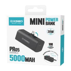 KBOD - Batería Power Bank 5.000 Mah Mini Pr05 Dual Hasta 20w