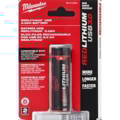 MILWAUKEE - Batería USB REDLITHIUM 3.0 (modelo 48-11-2131 R) de