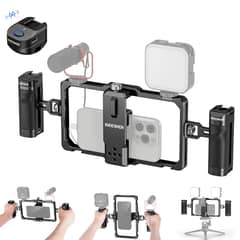 NEEWER - Soporte universal con jaula para teléfono PA009E