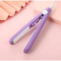 GENERICO - Mini Plancha de Pelo Portátil Colores Pastel Ideal para Viaje