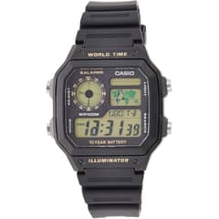 CASIO - RELOJ AE1200WWH-1BV WORLD TIME ROYALE