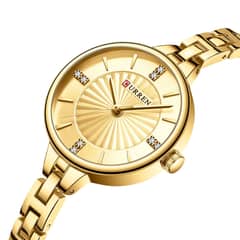 CURREN - Reloj mujer elegante cuarzo análogo de lujo tecnología japonesa
