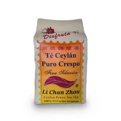 LI CHAN ZHOU - Té Negro Ceylán Puro Crespo 250g 100% Natural