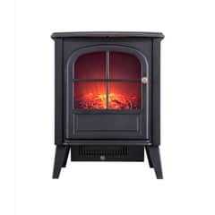 ARTIHOGAR - Chimenea Eléctrica Vintage Regulable Efecto Llama Real