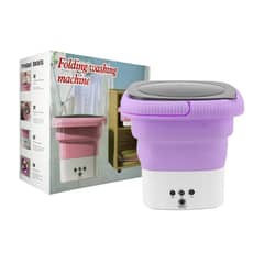 GENERICO - Mini Lavadora De Ropa Plegable Violeta