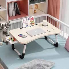 GENERICO - Mesa Plegable Para Cama Y Notebook Multifuncional De Madera