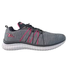 POZATINI - ZAPATILLA DEPORTIVA MUJER GRAFITO NEGRO ROSA 8619