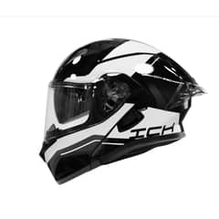 ICH - Casco moto 3120 mixter bl abatible con sun visor certificación dot 3cv