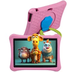 VEIDOO - Tablet Niños con Control Parental Funda EVA Antigolpes - Rosa