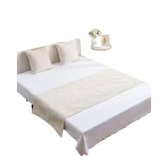 GENERAC - PIECERA MAS 2 FUNDAS MODELO CHENILLE BEIGE CLARO