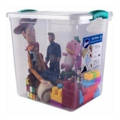 WENCO - Caja Organizadora 28 Litros Transparente