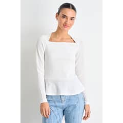 IO - Polera Manga Larga Mujer Crudo