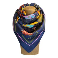 MAXO - Pañuelo de Seda de Sarga Mujer 130X130 DANIELA