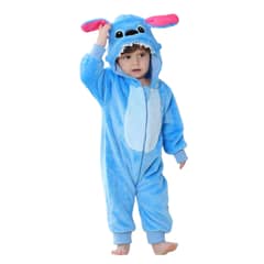 GENERICO - Disfraz Infantil Pijama Stitch Talla 2 Niño Bebe