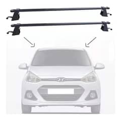 GENERICO - Barras Porta Equipaje Parrilla Auto Techo Universal Gris