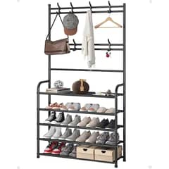 GENERICO - Zapatero Organizador Colgador Zapatos Armario Perchero Color Negro