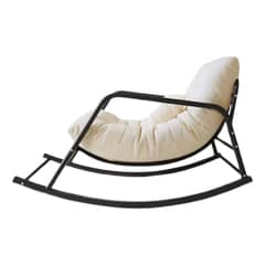 GENERICO - Silla Mecedora Grande Reclinable Metal 2 Personas