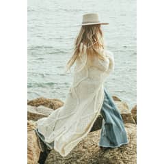CALEDONIA LABEL - ABRIGO ALMOND - LANA