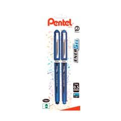 PENTEL - Set 2 Lápices Gel 0,5 mm (Azul y Negro)