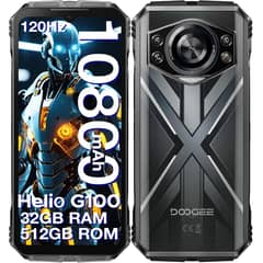 DOOGEE - S Cyber Pro Celular, 32GB+512GB, 10800mAh, pantalla 6.6