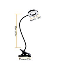 GENERICO - Lámpara LED USB con cuello de cisne Flexible con Clip Beat Tools