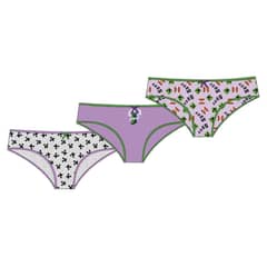 MINECRAFT - Tripack Calzones Niña Creeper Purpura