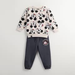 DISNEY - Conjunto Buzo Niño Mickey Happy Gris