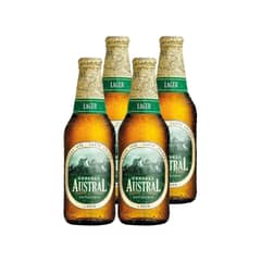AUSTRAL - 4x Cerveza Lager Botellín 330cc