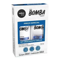 SALON LINE - KIT SHAMPOO + ACOND SOS BOMBA ORIGINAL 200 ML