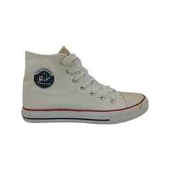 HERIEL - Zapatilla Blanca Textil Mujer