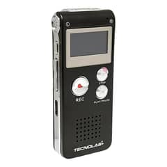 TECNOLAB - Grabador Digital De Voz 8GB Con Altavoz - PS