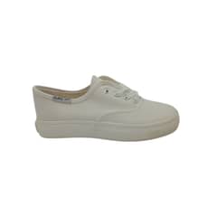 HERIEL - Zapatilla Blanca Textil Mujer