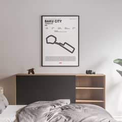 GENERICO - Cuadro circuito Baku Azerbaiyán Formula 1