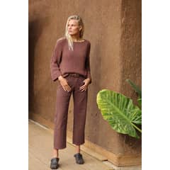 CALEDONIA LABEL - SEAHORSE PANT - BROWN