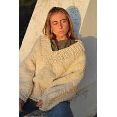 CALEDONIA LABEL - ECLAIR SWEATER - BLANCO