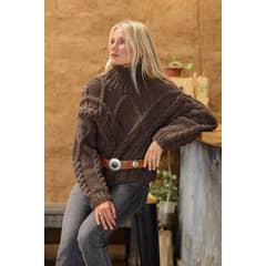 CALEDONIA LABEL - CHALECO CUSCO ALPACA - BROWN