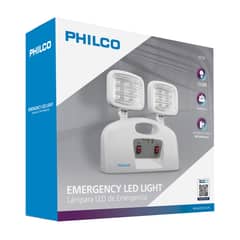 PHILCO - LÁMPARA DE EMERGENCIA 2 FOCOS