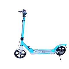 GENERICO - Scooter Monopatín Niños Adultos Celeste